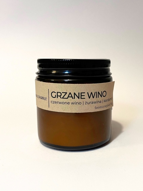 GRZANE WINO świeca sojowa 95g