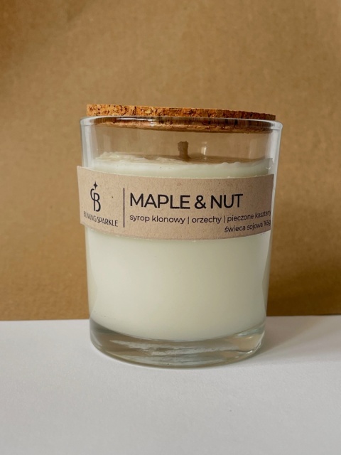 MAPLE & NUT świeca sojowa 165g