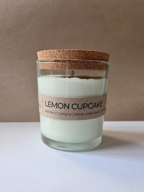 LEMON CUPCAKE świeca sojowa 165g LEMON CUPCAKE świeca sojowa 165g