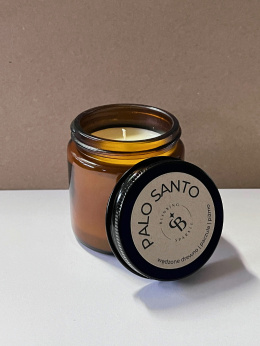 PALO SANTO świeca sojowa 95g w brązowym słoiku